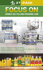 0.5L-5L Speiseöl-Füllmaschine Verpackungslinie